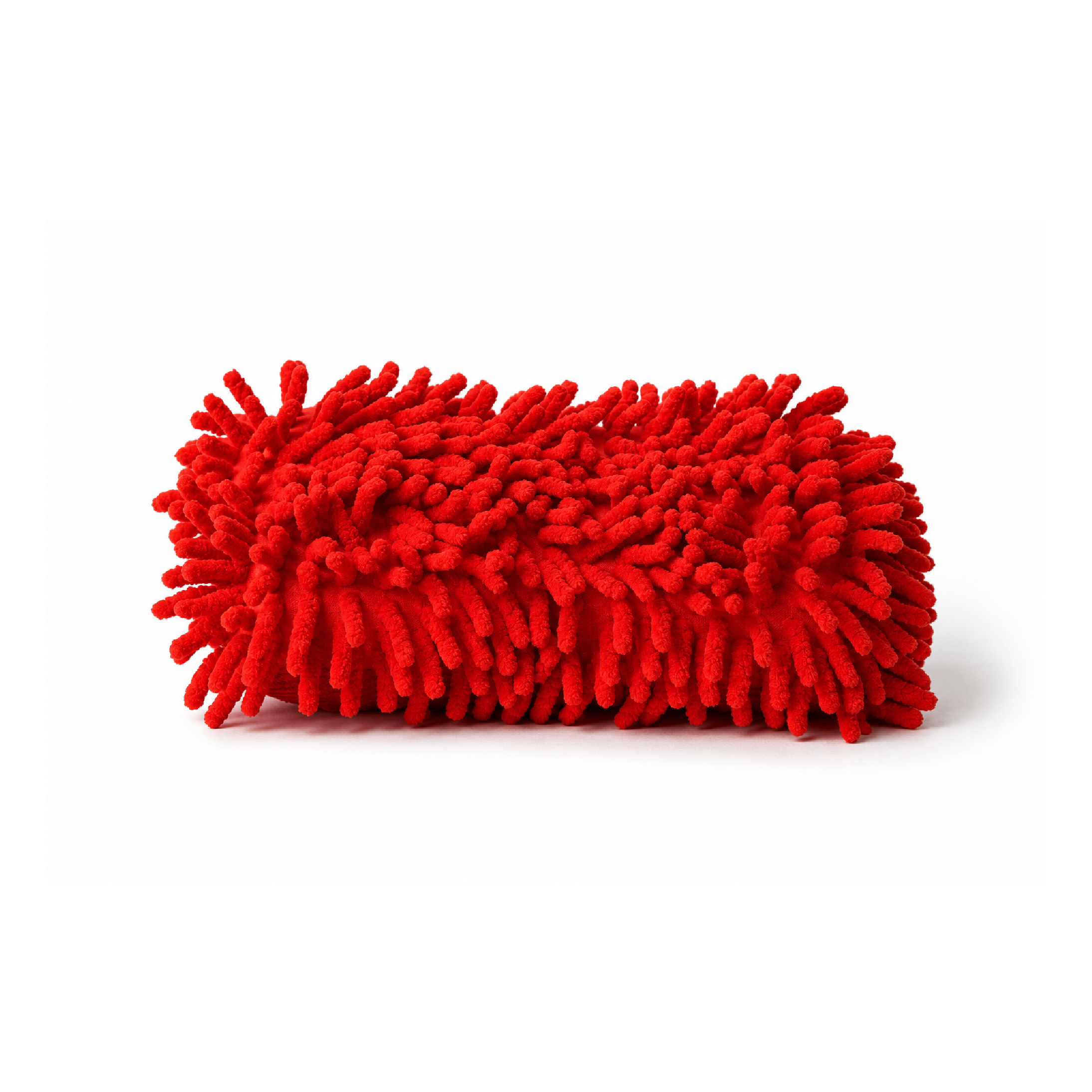 Brosse microfibre rouge pour nettoyage auto